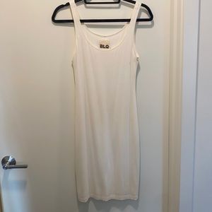 BLQ Kim Kardashian White/Cream Bodycob Tank Dress